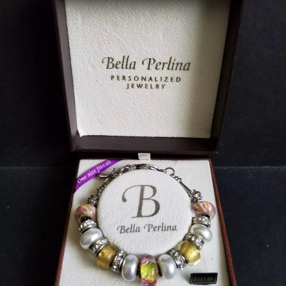 Bella Perlina Silver and Gold Bracelet - Picture 1 of 3